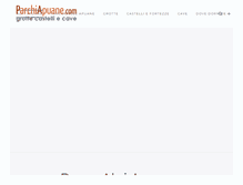 Tablet Screenshot of parchiapuane.com